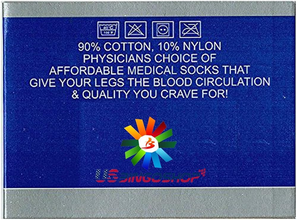 USBingoshop 12 Pairs Mens Physicians Approved Crew Diabetic Socks Cotton 10-13 (12 Pairs D-Black): Clothing