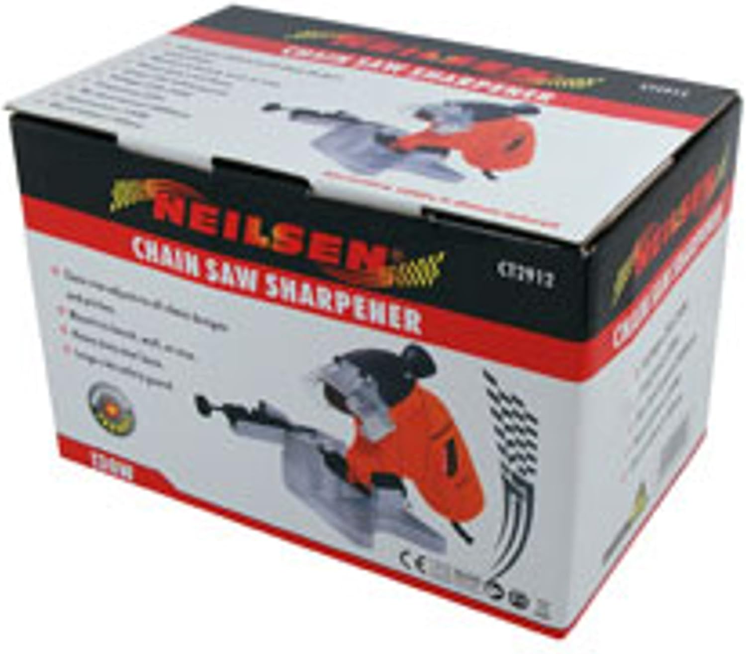 Neilsen CT2912 Electric Chainsaw Blade Sharpener - 230V, 130W, 50Hz, Silver - Image 4