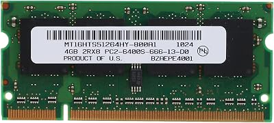 Tsadeer 4GB DDR2 Laptop RAM 800Mhz PC2-6400 SODIMM 2RX8 200 Pin