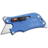 Outdoor Edge SlideWinder - Utility Knife Multitool with Standard Replaceable Razor Blade, Screwdrivers, Prybar, Bottle Opener and Pocket Clip with Locking Auto-Retracting Blade