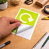 D.A.Y. Republic 6 Self Adhesive Recycling Bin Stickers 150x100mm view 8