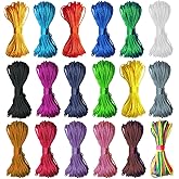 Ewparts Nylon String for Bracelets Nylon Cord 1.5 mm 200 Yards Nylon Satin Cord Silk Beading Cord Bracelet String Waxed Trim Cord for Necklace String Macrame Kumihimo Lanyard String for Jewelry Making