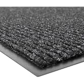 Notrax 109 Industrial Door Mat, 2' x 3' Charcoal, Made in the USA | Small Entrance Mat, Heavy Duty Commercial Rugs for Entryway, Welcome Lobbies, Garage, and Mudroom, Brush Step 109S0023CH