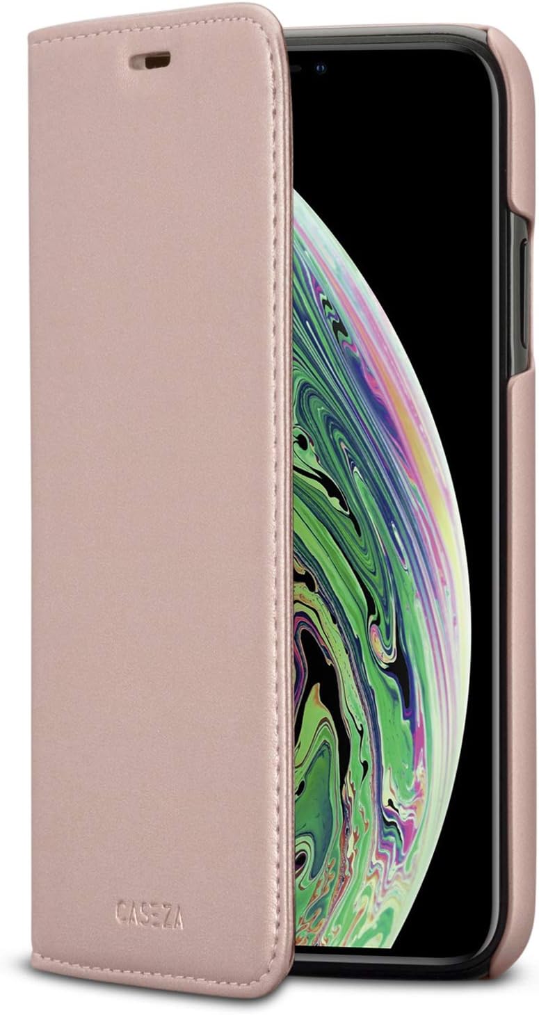 iPhone XR Flip Case Flip Case Rose Gold CASEZA"Oslo" Amazon.co.uk