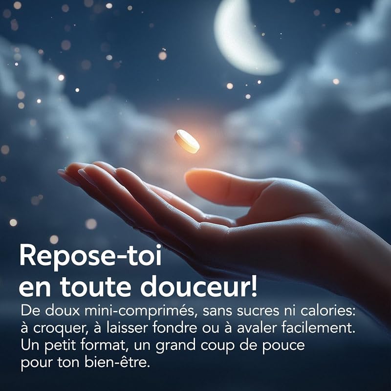 Melatonine 1,9 mg pour Bien Dormir PiùLife Sommeil Adulte, 600 Comprimés