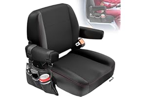 STURDON Universal Tractor Seat, Lawn Mower and Forklift Seat with Suspension Bag, Safety Design, Strong Protective Performance, High Durability for Zero Turn Mower, Skid Loader, Backhoe, Dozer, Telehandler