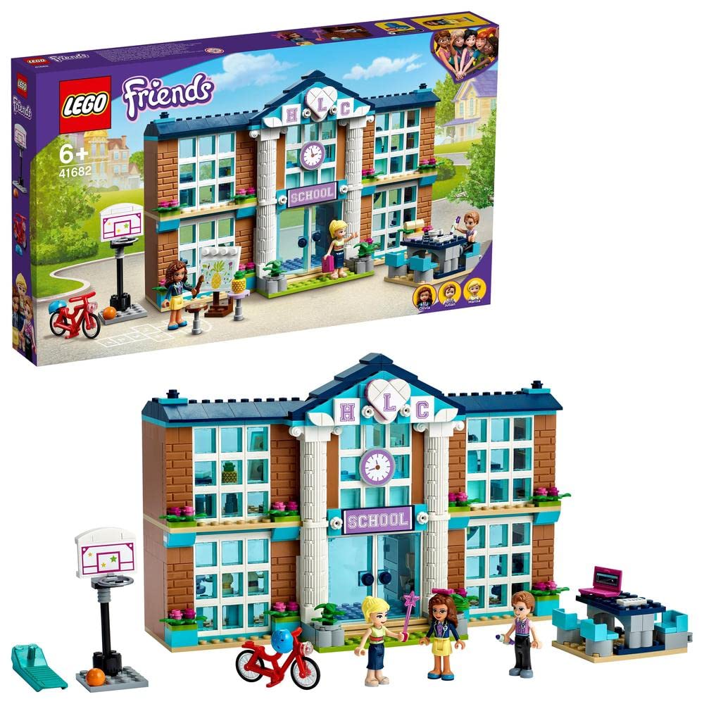 LEGO Friends 41682 L'école de Heartlake City Salle de Classe et Professeur avec Mini Poupée Olivia