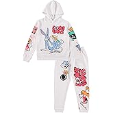 Looney Tunes Boys Hoodie and Jogger Pants 2-Piece Outfit Set- Boys Sizes 4-16