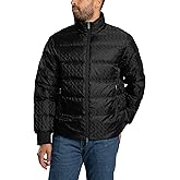 Armani Exchange mens Jacquard Down Puffer Jacket