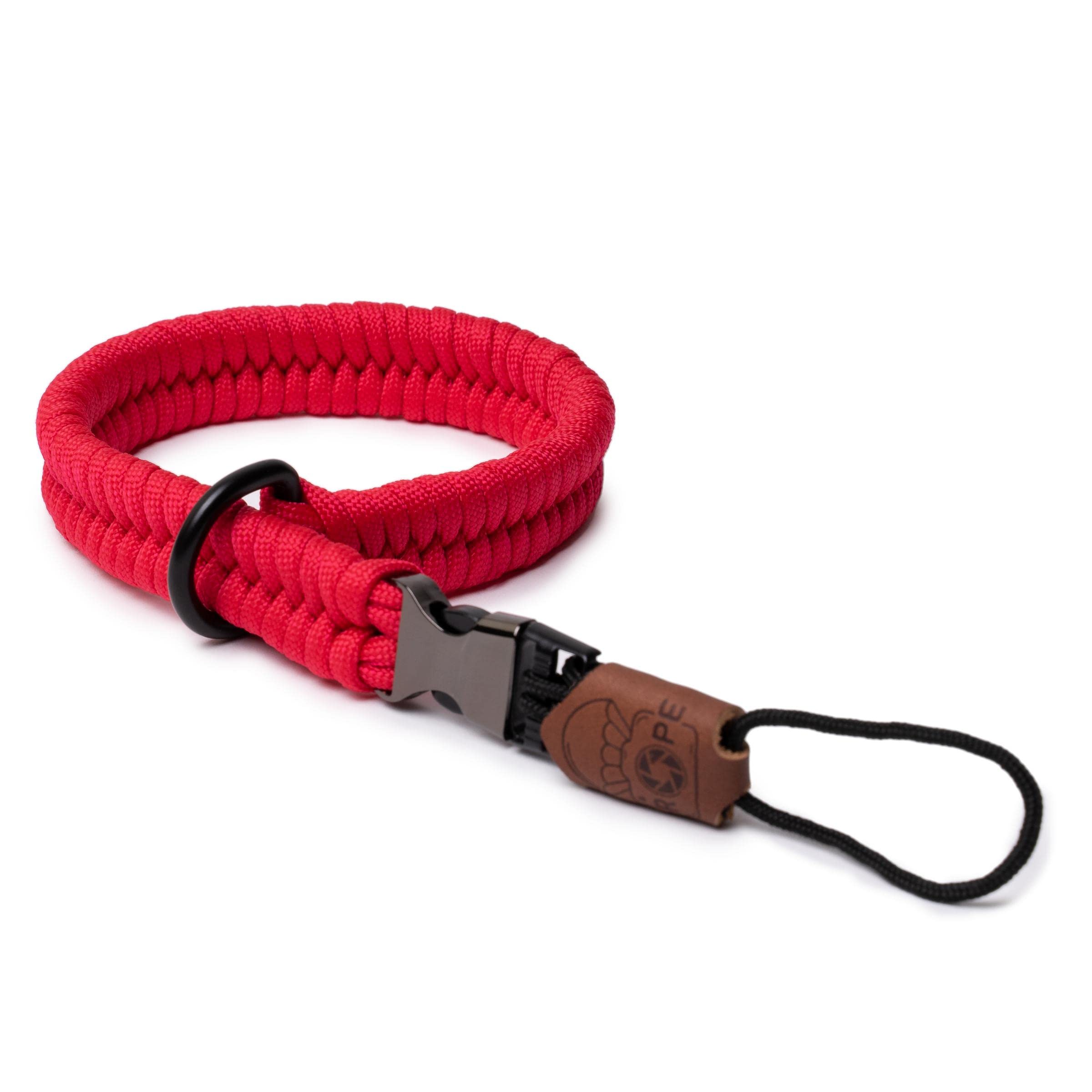 C-Rope Camera Hand Strap The Claw Hand-Woven Paracord Camera Strap with Quick Release System Red