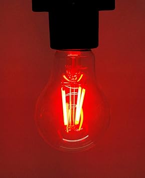 Amazon カラーフィラメント Led電球 E26口金 4w レトロ ヴィンテージ アンティーク調 おしゃれ デザイナー系 照明 レッド 株式会社ライトスタンド Led電球 通販