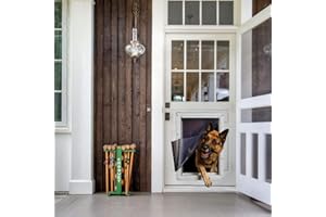 Ideal Pet Products Designer Series Ruff-Weather Pet Door with Telescoping Frame, Super Large, 15" x 23.5" Flap Size