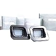 Morimoto XB LED License Plate Lights, Black Housing Upgrade, Fits Dodge Ram (03-18), Universal Plug and Play Assembly, Easy Install, 5000k Pure White Light, Anti-UV Coating (1x LF73801)