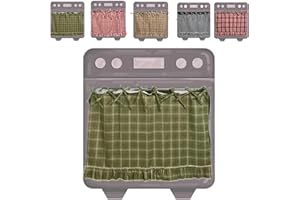 Handmade Oven Skirts, Dishwasher Skirt, Oven Skirt Curtain Cover for Farmhouse Kitchen Decor, Stove Cover Skirts, Effortless 
