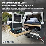 VADANIA 1400mm Ultra Heavy Duty Drawer Runners Lock Pair 220kg Side Mount view 2