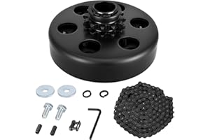 MYCHENG Predator 212 Clutch Kit, Heavy Duty 12T Centrifugal Clutch 3/4" Bore for #35 Chain, Go Kart & Mini Bike, Fits 212cc Predator 212 / Honda GX160 GX200 2–7HP Engine with Chain, Screws & Link