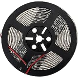 SUPERNIGHT 16.4ft (5m) 5050 SMD Natural White Non-waterproof Flexible LED Strip Lights 300LEDs/Roll LED Light Strip Multifunctional LED Tape Light