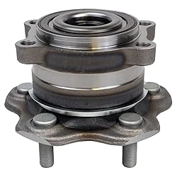 TRQ 2 Piece Rear Wheel Bearing & Hub Assembly Set