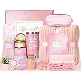 15PCS Birthday Gifts for Women, Self Care Gifts Get Well Soon Gifts, Relaxing Spa Gifts Basket Care Package w/ Flannel Blanket and 20 oz Tumbler, Mothers Day, Christmas, Friendship Gift for Mom Wife