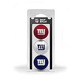 Team Golf NFL New York Giants 3 Golf Ball Pack