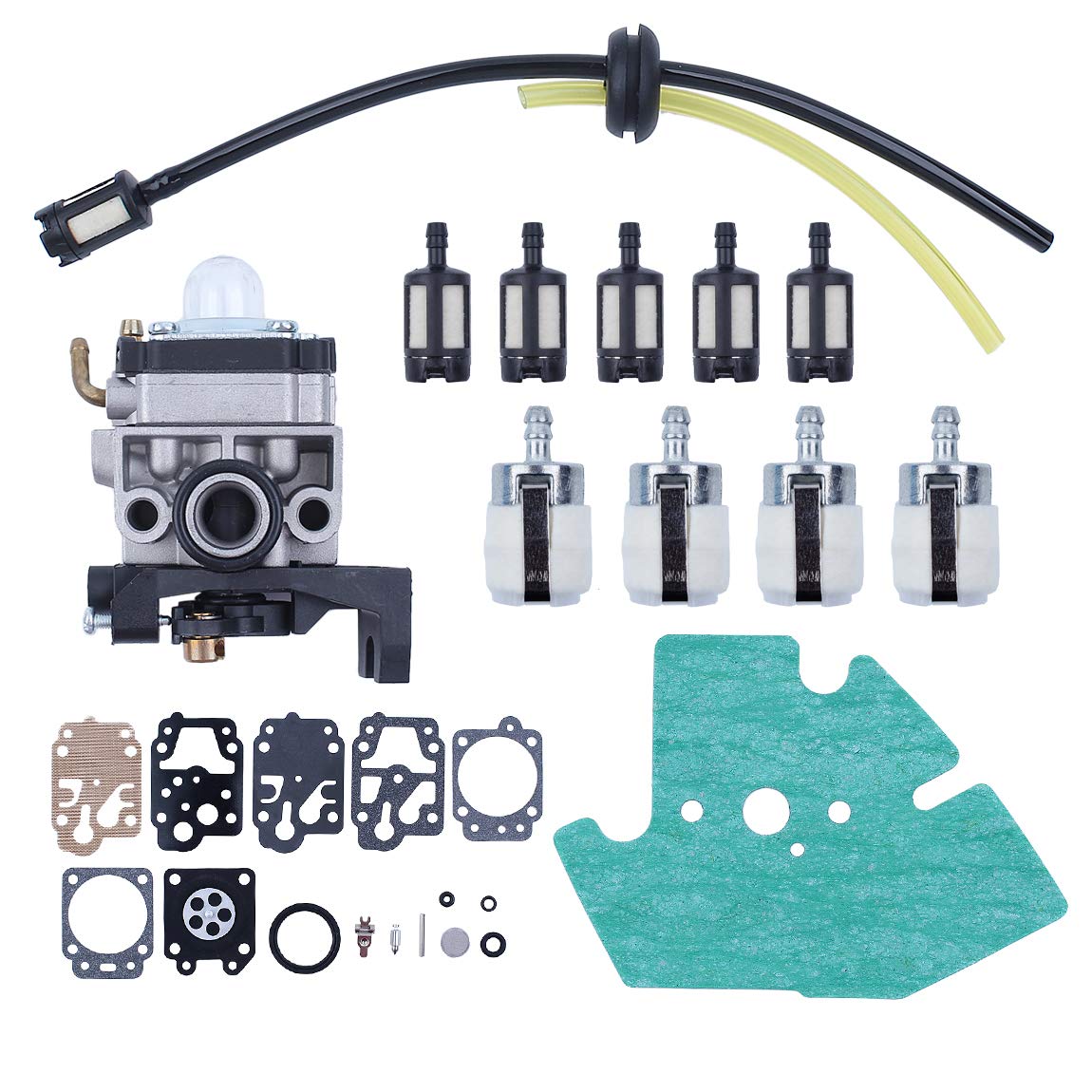 Carburetor Fuel Filter Line Carb Diaphragm Kit for Honda GX25 GX25N GX25NT FG110 FG110K1 HHT25S Engine Trimmer