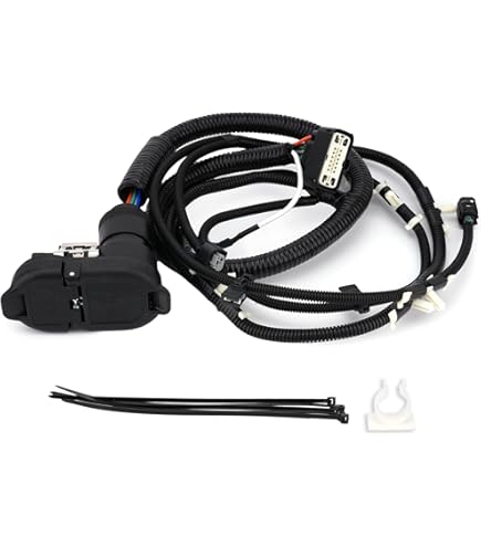 thumbnail image 2 of 7-way Trailer Connector Edinstry Trailer Tow Hitch Wiring Harness For 2009-2014 Ford F-150 - 7-Way & 4-Way Plug Connector Replacement 9L3Z-15A416-A Ford F-150 Tow Hitch 2 of 12