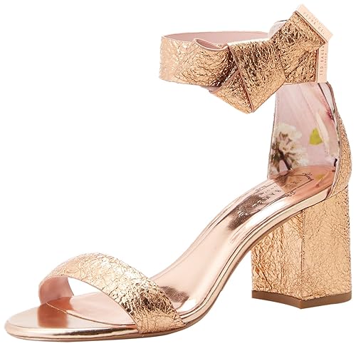 ted baker rose gold sandals
