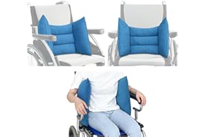 KAVIL Lateral Support for Wheelchair Back Support Cushion for Pressure Relief Folding Pads Improving Better Posture Sitting A