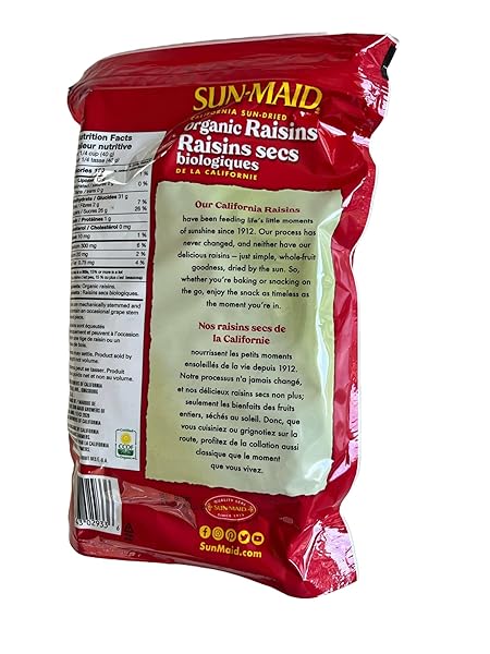 SUNMAID CALIFORNIA SUN-DRIED ORGANIC RAISINS 32 OUNCES