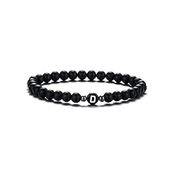XIA YAN 6mm Black Onyx and White Howlite Handmade