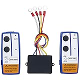 Qook 2pcs 12V Recovery Wireless Winch Remote