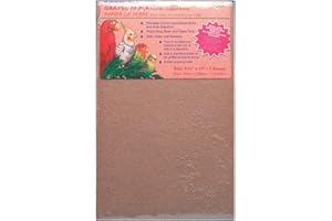 Penn-Plax Gravel Paper for Bird Cage, 9 by 12-Inch (BA638)