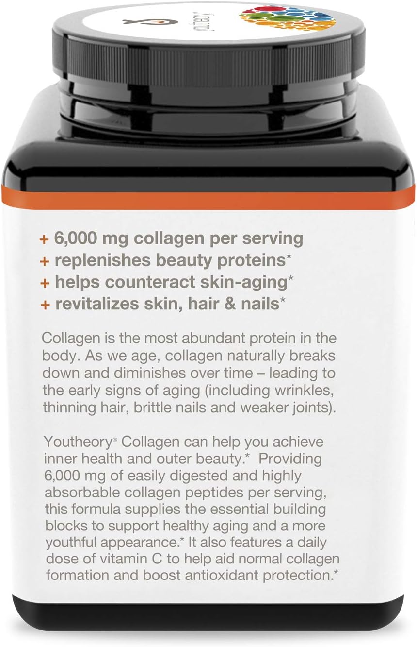 Youtheory Collagen Advanced with Vitamin C, 290 Count (1 Bottle): Health & Personal Care