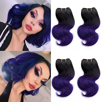 8 inch purple pack hair Outlet