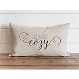 Fprqlyze Lets Get Cozy 16 X 26 Inch Pillow Cover Desertcart
