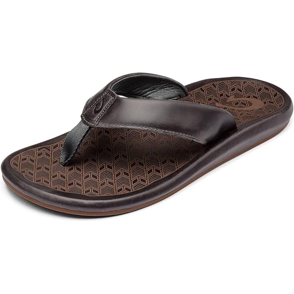 Amazon.com | OLUKAI Mekila Men's Beach Sandals, Full-Grain