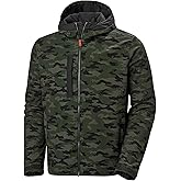 Helly Hansen Kensington Hooded Softshell Jacket - Waterproof Rain Gear - Fleece-Lined Winter Coat - Chest Pocket Storage