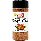 Badia Rotisserie Chicken Seasoning, 10.5 oz – Classic Blend for Poultry, Perfect for Roasting, Grilling & Air Frying