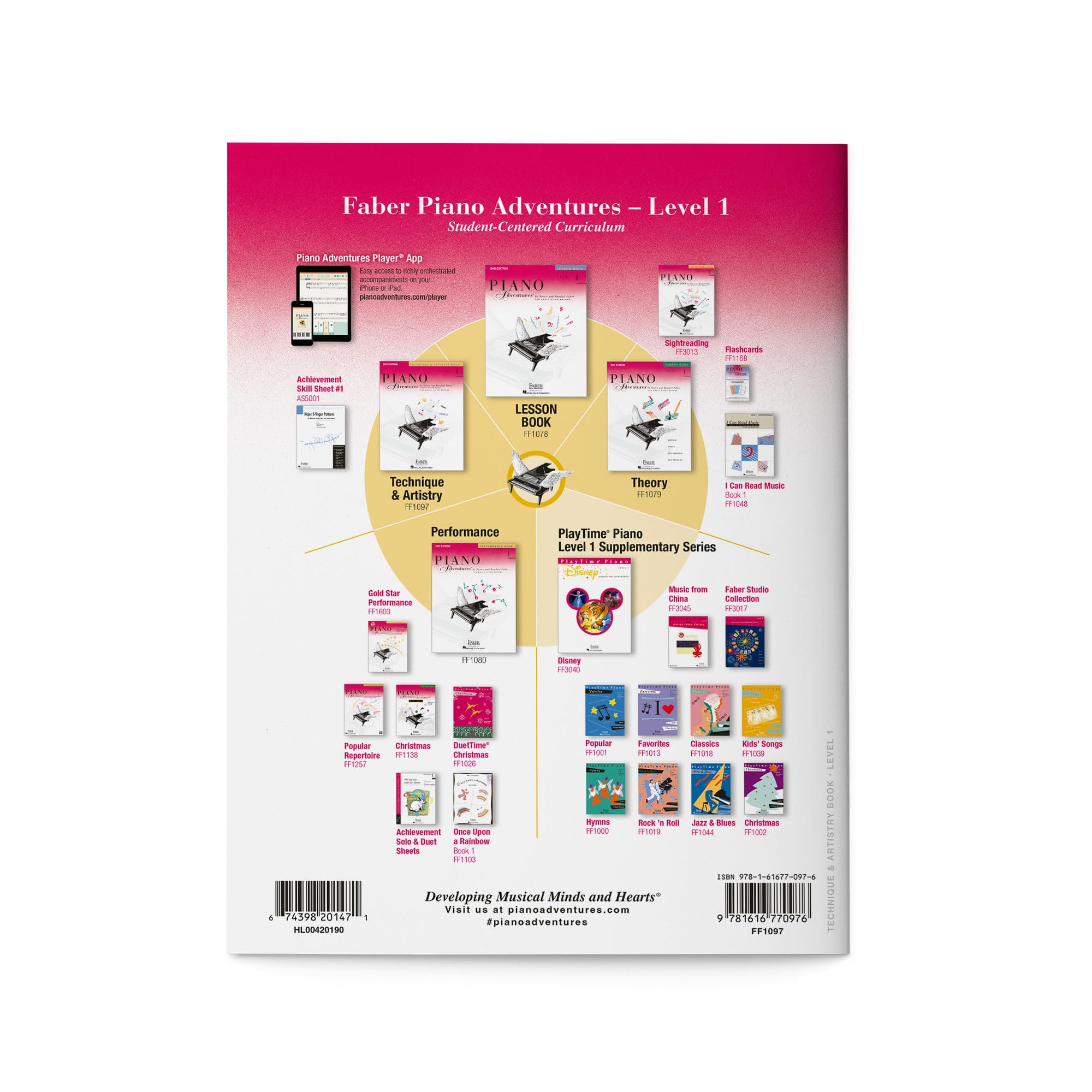 Piano Adventures® – Level 1 Technique & Artistry Book