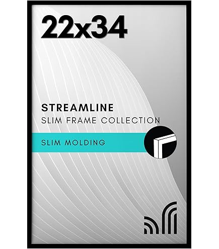 Amazon.com - ArtToFrames 22x36 inch Black Picture Frame