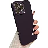 Caseative for iPhone 16 Pro Case, Purple | Solid Color Full Camera Lens Protection
