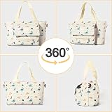 CMANLNYK Baby Changing Bag Light Cloth Nappy Pram Travel Diaper Tote Mum Dad view 3