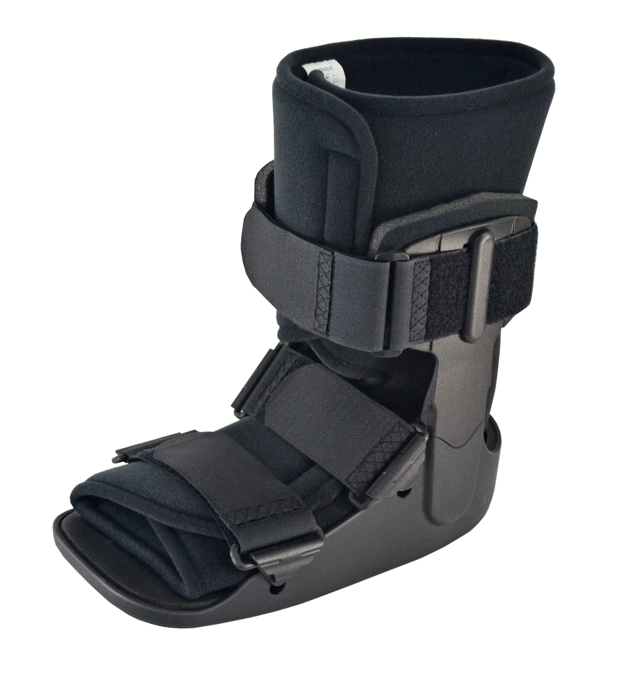 OrthoBrace Short Fracture Walker Boot - Ideal for Stable Foot and Ankle Fracture, Achilles Tendon Surgery, Acute Ankle Sprains, Post Op Care (Large (Shoe Size 10-11.5))