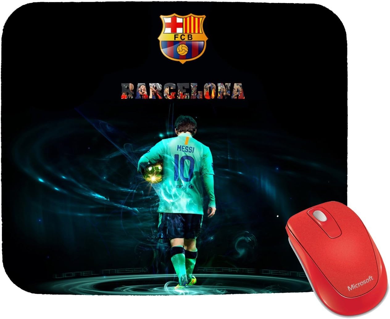fc barcelona Lionel Messi Soccer Team Mouse Pad