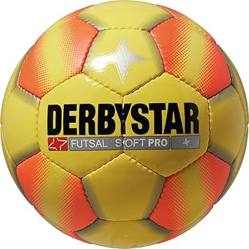 Derbystar Futsal Soft Pro - Balón de fútbol, Color Amarillo, Talla ...