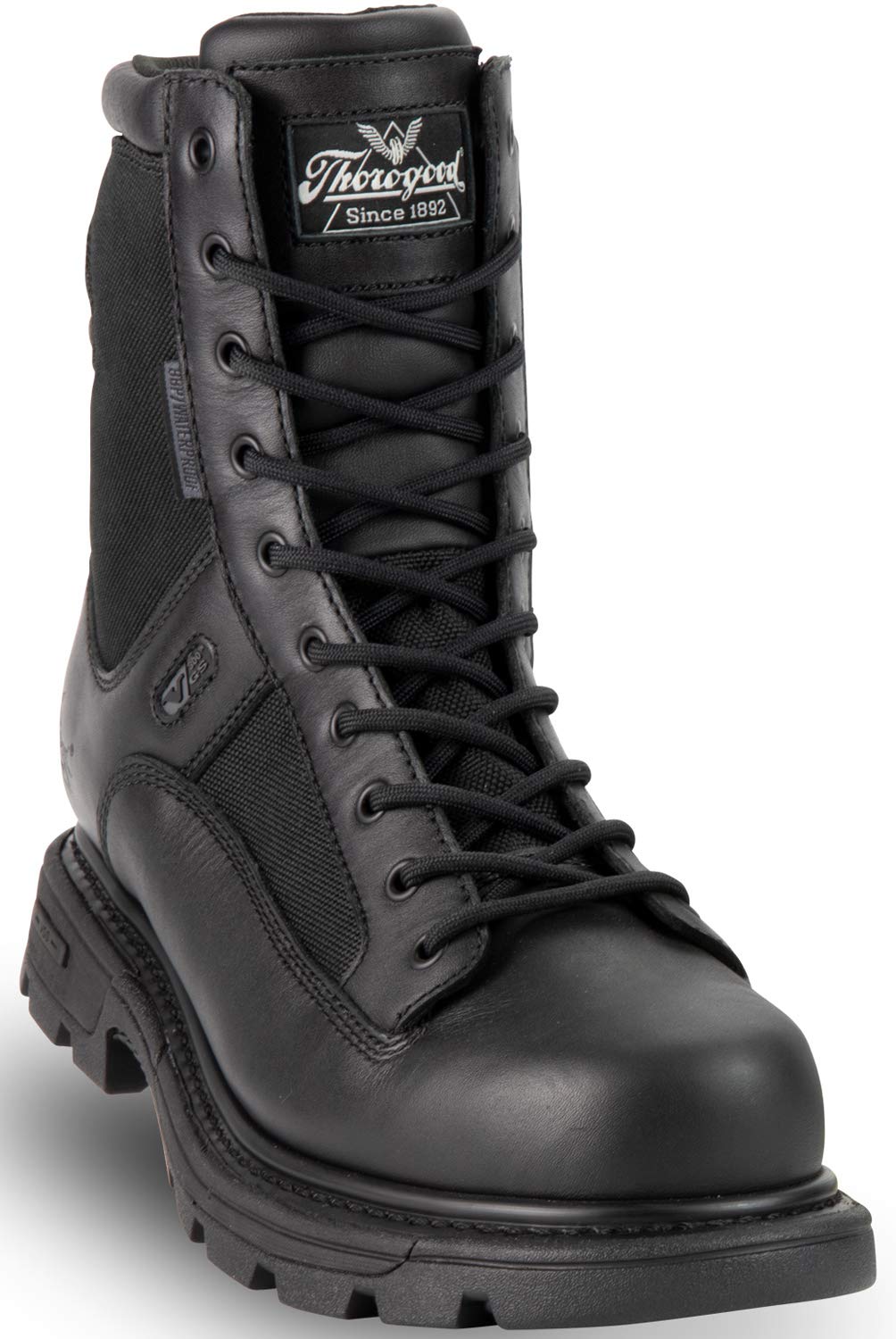Thorogood GENFlex2 8” SideZip Waterproof Black Tactical Boots For Men