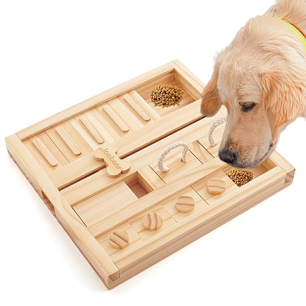 LOOBANI DOG PUZZLE TOYS WOODEN – INTERACTIVE TOYS...