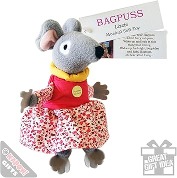 Bagpuss soft toy. Lizzie Singing Mouse 