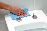 Euroshowers 87370 V20 Rounded Square Toilet Seat Soft Close White Top Bottom Fix view 6