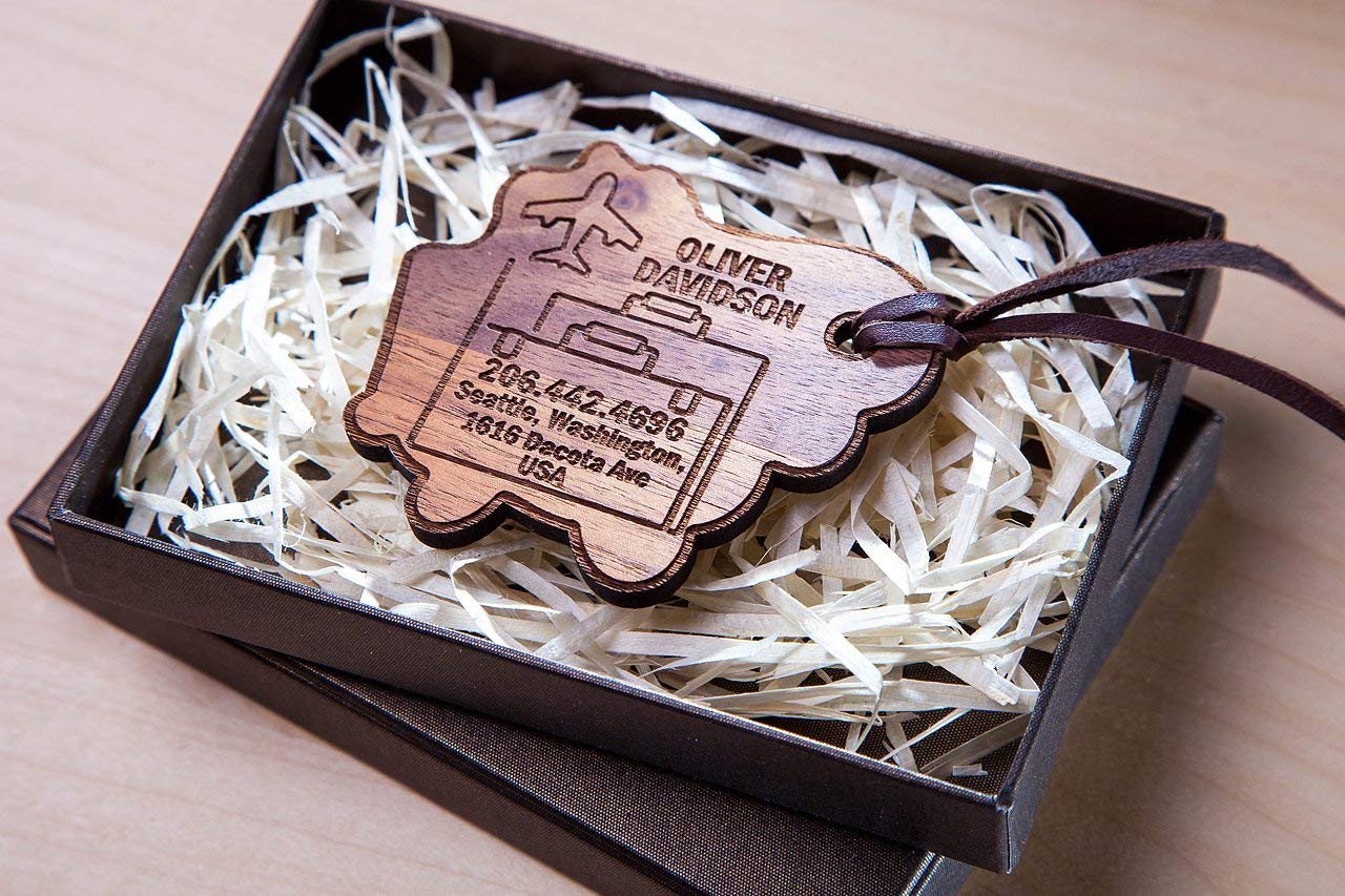 personalized luggage tags wedding